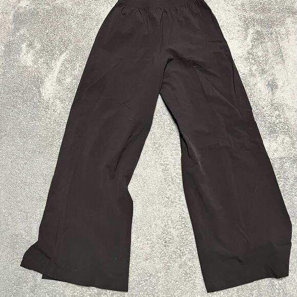 Lululemon Pants Womens Small Stretch Woven Wide Leg High Rise Black W5FF3S - Picture 4 of 10